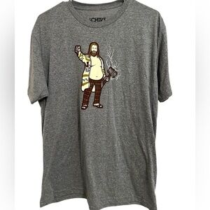 The Chive Graphic Tee Men’s Large Thor Meets The Dude Mashup NWOT